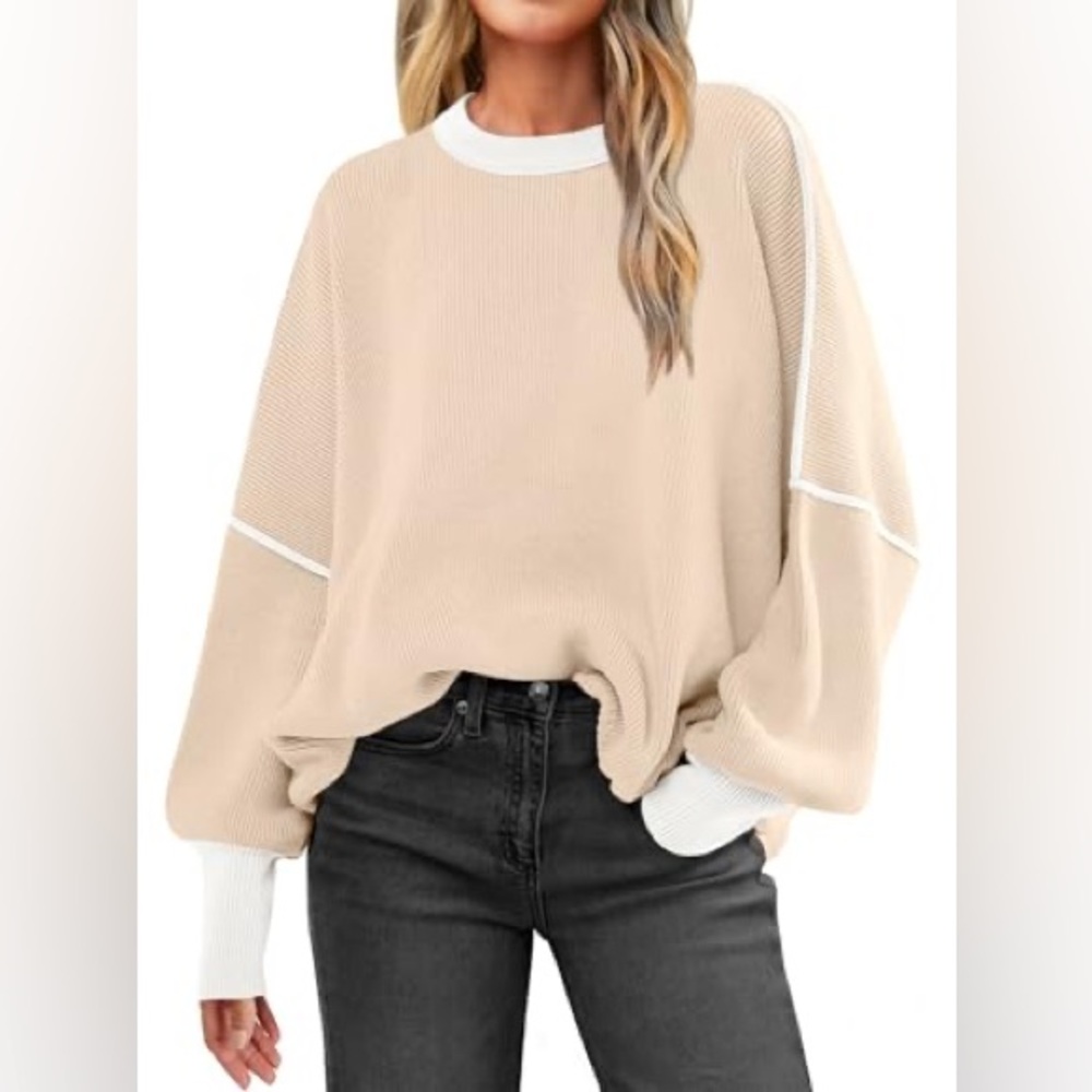 Amazon Oversized Crewneck Sweater S Nwt